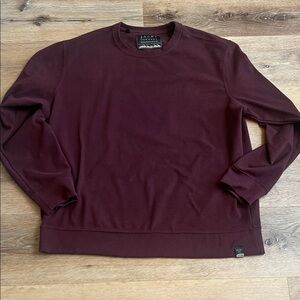 Men's Burgundy Crewneck Jachs NY Sweater XL